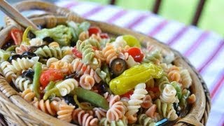 Potluck Pasta Salad Recipe [upl. by Rebliw]