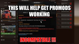 ProMods incompatible How to get it working [upl. by Rob]