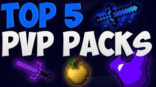 TOP 5 PVP TEXTURE PACK  Minecraft 171819110  LOW FIREFPS BOOSTNO LAG [upl. by Ahsenrat]