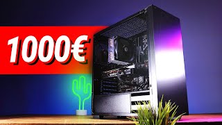 1000€ Euro GAMING PC 2021  Test amp Zusammenbauen [upl. by Llerrem]