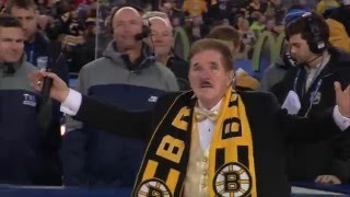 Rene Rancourt sings the anthems at Gillette 123115 [upl. by Shaddock]