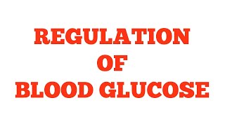 Regulation of Blood Glucose level  Biochemistry [upl. by Paschasia791]