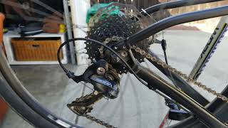 Shimano SORA rear derailleur adjustment [upl. by Gina]