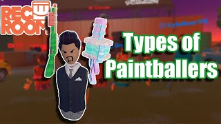 Types Of People In Paintball  Rec Room [upl. by Desimone]