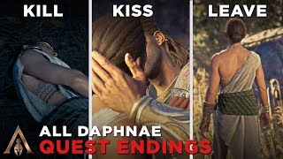 All Daphnae Quest Ending KillKissLeave  Assassins Creed Odyssey [upl. by Emmalynn991]