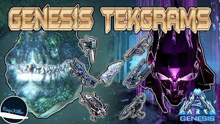 Unlockable Tekgrams on Ark Genesis How to get them amp more Ark Survival Evolved [upl. by Igic]