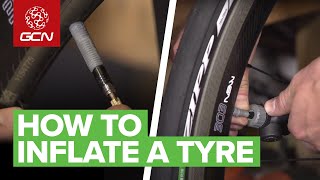 How To Pump A Bike Tyre [upl. by Inajar566]