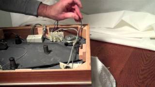 Removing the motor from a Thorens TD160 Turntable [upl. by Aeneg]