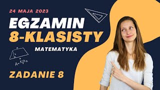 Zadanie 8 Egzamin 8klasisty Matematyka Maj 2023 ✍️ Liczbę Powiększono oileś razy Wyrażenia Algebra [upl. by Aretak]