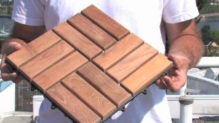 How To Install Deck Tiles [upl. by Ariuqahs]