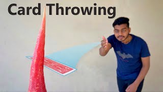 Learn to Throw Cards Fast  Card Throwing [upl. by Linkoski]