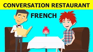 French Conversation in a Restaurant  Conversation en Français  French with Tama lesson 6 [upl. by Eerdna]