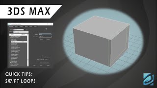 3DS Max Quick Tip  Swift Loops [upl. by Arammahs]