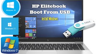 HP EliteBook 8470p Boot Menu From USB [upl. by Franciscka]