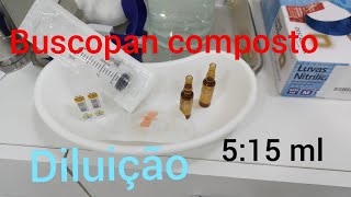 buscopan composto injetáveldiluição [upl. by Wj731]