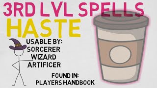 3rd Level Spell 29 Haste DnD 5E Spell [upl. by Lemieux446]