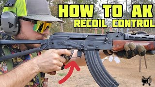 HOW TO STAND HOLD AND CONTROL AN AK47 [upl. by Ashraf]