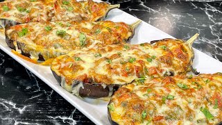 AUBERGINES FARCIES GRATINÉES 🍆 Recette végétarienne 🌱 Deli Cuisine [upl. by Mariette]