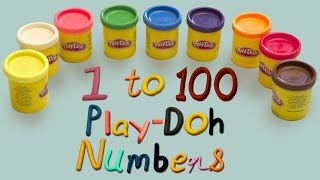 Numbers Song  Learn Numbers 1 to 100  Play Doh Numbers [upl. by Nahguav]