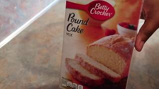 How to make pound cake ft Betty Crocker mix [upl. by Reisinger]