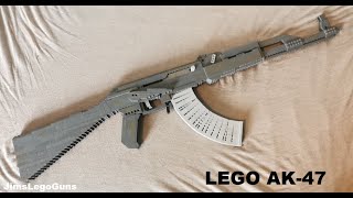 LEGO AK47 Tutorial  Jims LEGO Guns [upl. by Ynnelg]