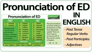 ED pronunciation in English  How to pronounce ED endings [upl. by Ardnikat]