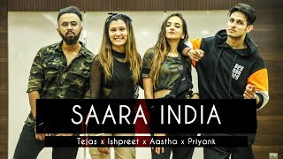 SAARA INDIA  Tejas amp Ishpreet Ft Aastha Gill amp Priyank Sharma  Dancefit Live [upl. by Ahsiniuq]