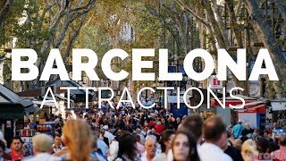 10 Top Tourist Attractions in Barcelona  Travel Video [upl. by Dloreh]