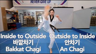 Taekwondo Fundamentals Crescent Kick [upl. by Omura]