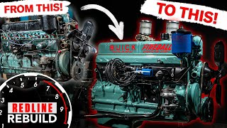 FULL Engine Restoration Buick Straight8 Engine TimeLapse  Redline Rebuild [upl. by Daenis]