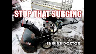 FIXING A Snowblower That Surges [upl. by Don531]