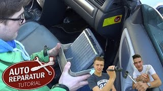 Wärmetauscher wechseln  Heizung Lüftung Klimaanlage Volvo  DIY Tutorial [upl. by Elpmid59]