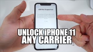 How To Unlock iPhone 11 To Use With Any Carrier In 2020 [upl. by Adran]