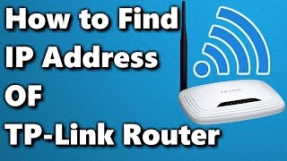 How to Find IP Address of TPLink Router ✔ [upl. by Vitalis25]