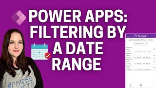 Power Apps Filter Gallery by Date Range [upl. by Nicolau]