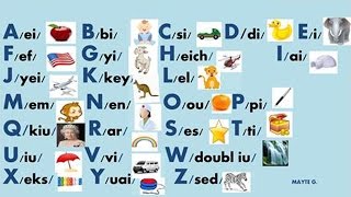 English Alphabet Pronunciation  Alphabet ABC Pronunciation [upl. by Nonnahs]