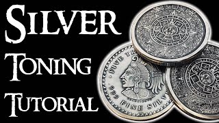 How to Tone or Tarnish Silver Tutorial [upl. by Otrebire]