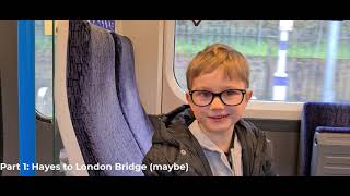 Episode 01 Awesome train day  Trains to London London Underground DLR amp SouthEastern HighSpeed [upl. by Alberto]