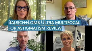 BauschLomb Ultra multifocal for astigmatism review [upl. by Hbahsur316]