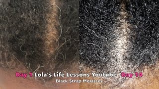 BLACKSTRAP MOLASSES NATURAL REMEDY FOR GRAY NATURAL HAIR ☕ [upl. by Nosylla]