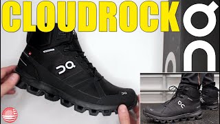 ON Cloudrock Review ON Cloud Hiking Shoes Review [upl. by Lyrej317]