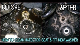 Injector SealWasher Replacement  How To Remove amp Install  DIY [upl. by Eniale86]