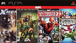 Marvel Superheroes Games for PSP [upl. by Mchenry]