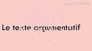 La structure du texte argumentatif 4AM [upl. by Noreik]