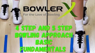 Bowling Footwork  Learning the Bowling Approach [upl. by Aihsiym]