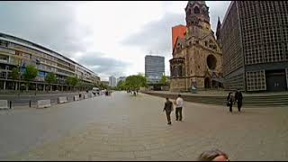 Berlin Am Kurfürstendamm Breitscheidplatz Gedächtniskirche in 360° [upl. by Badger]