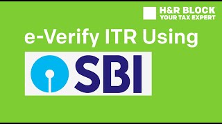 How to eVerify ITR using SBI Net Banking [upl. by Yaluz436]