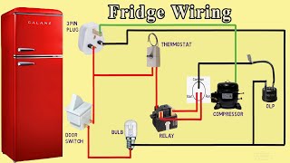 Fridge Wiring diagram refrigerator wiring [upl. by Urquhart]