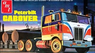 How to Build the Peterbilt Cabover Pacemaker 352 125 Scale AMT Model Kit 759 Review [upl. by Samale70]