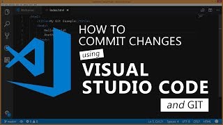 How to commit changes and push them in Visual Studio Code [upl. by Naesad]